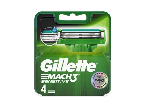 Gillette Mach3 Sensitive nhrdn hlavice 4ks